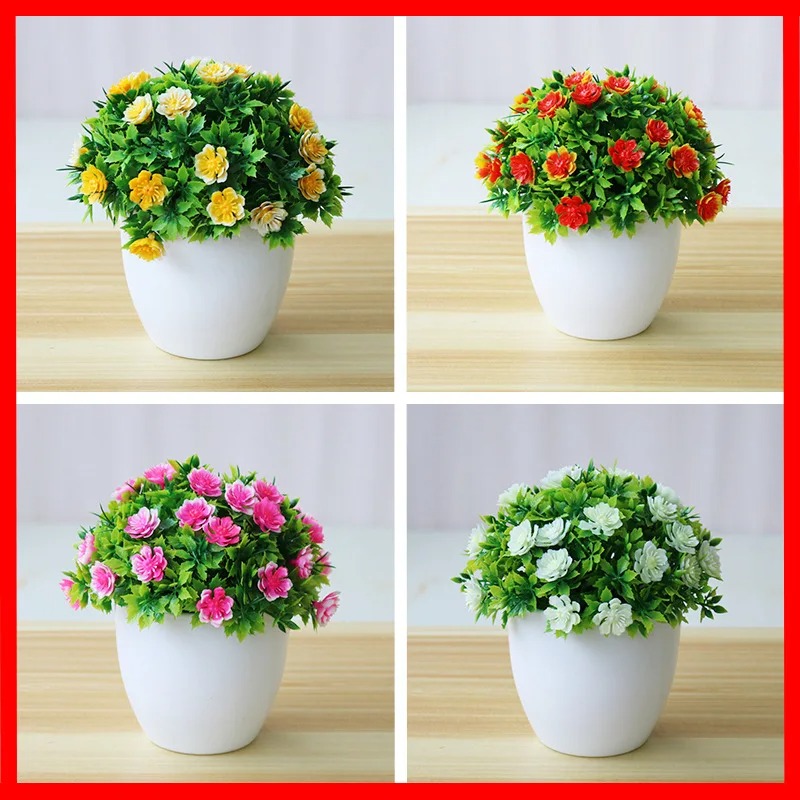 Bonsai Gardenia - Искусственные растения, бонсай, 1 шт., небольшой