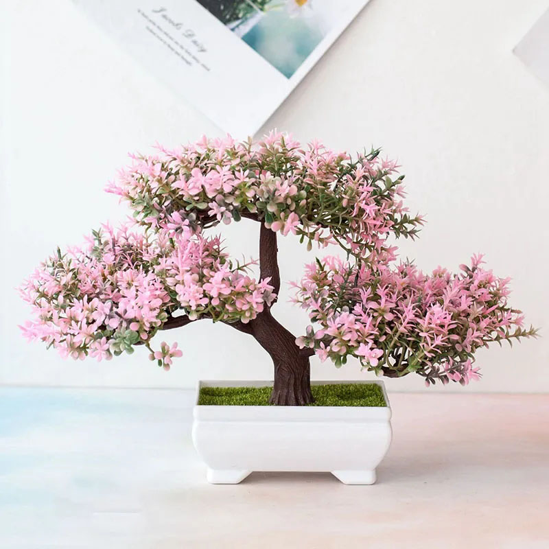 Bonsai Gardenia - Искусственные растения, бонсай, искусственные растения, цветы,
